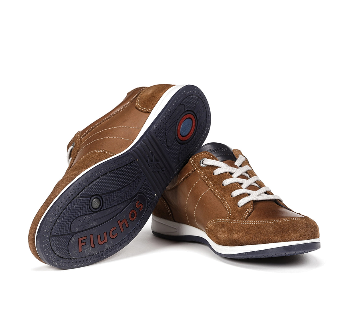 Fluchos Deportivos Daniel F1282 baskets marron cuir homme
