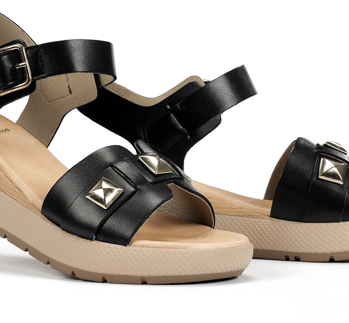 Dorking by Fluchos Ever D9497 sandales noir femme cuir