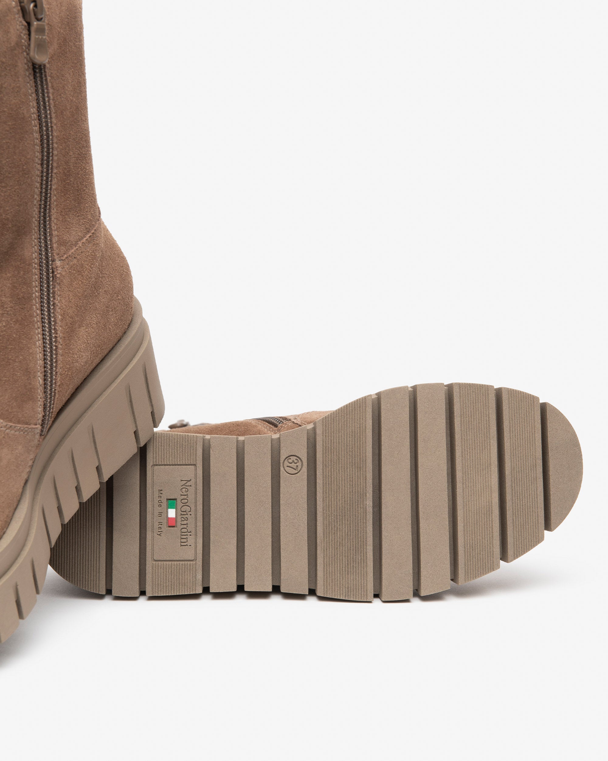 Nero Giardini Ankle Boots bottines daim plateforme zip
