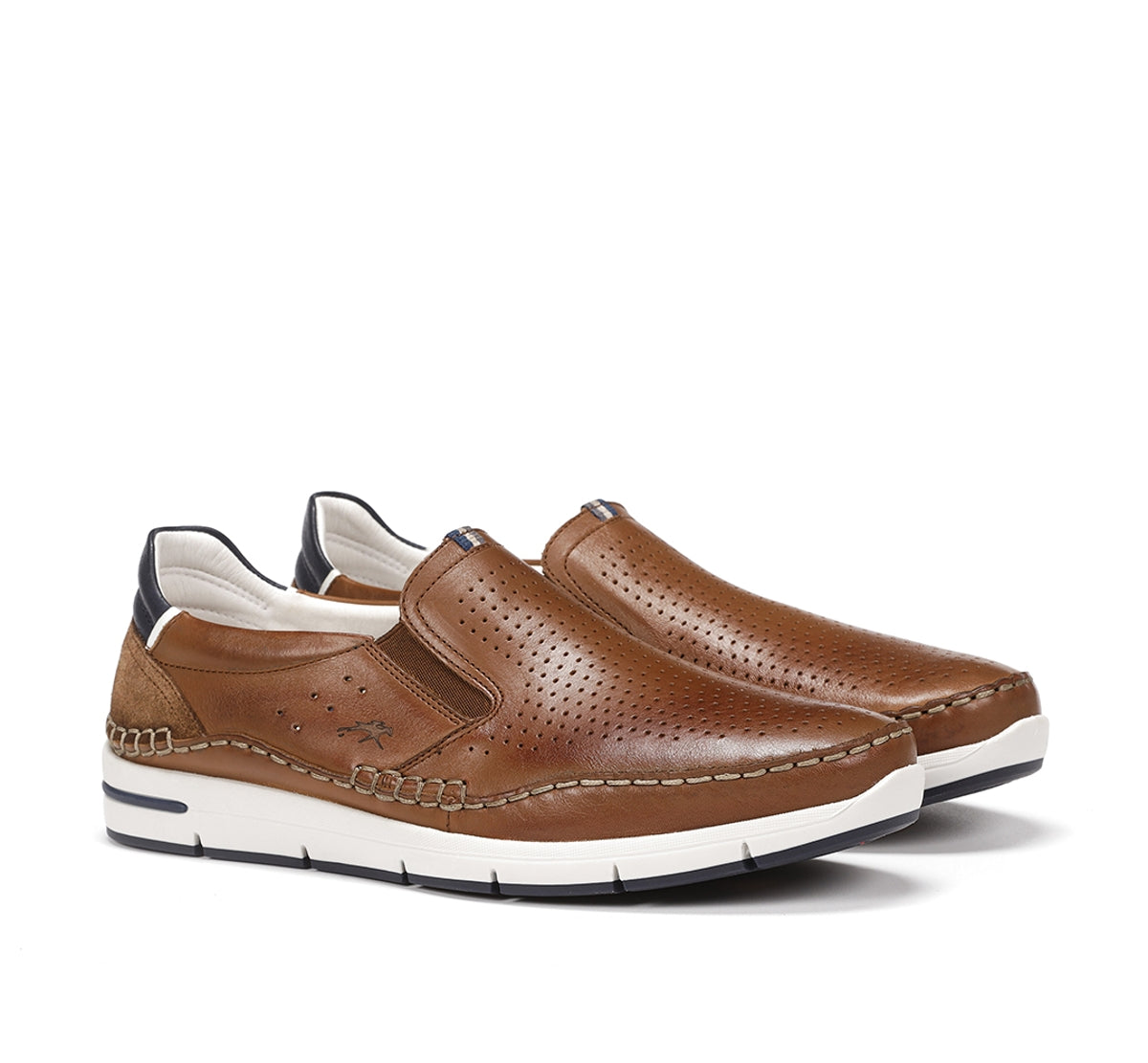 Fluchos Yannic F1445 slip-on homme marron lacets