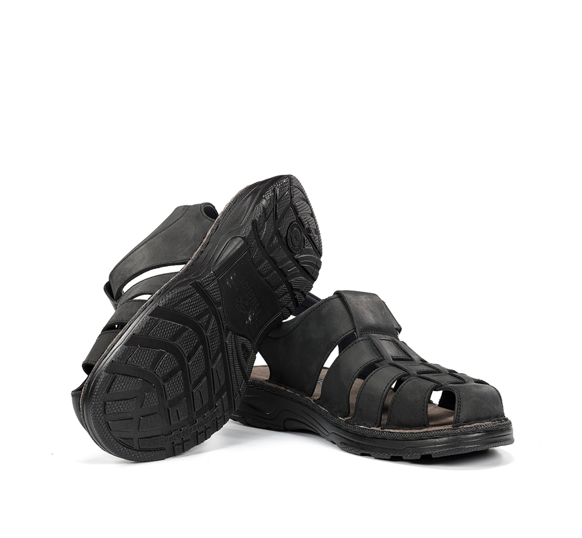 Fluchos Azores F2198 sandales homme noir velcro été