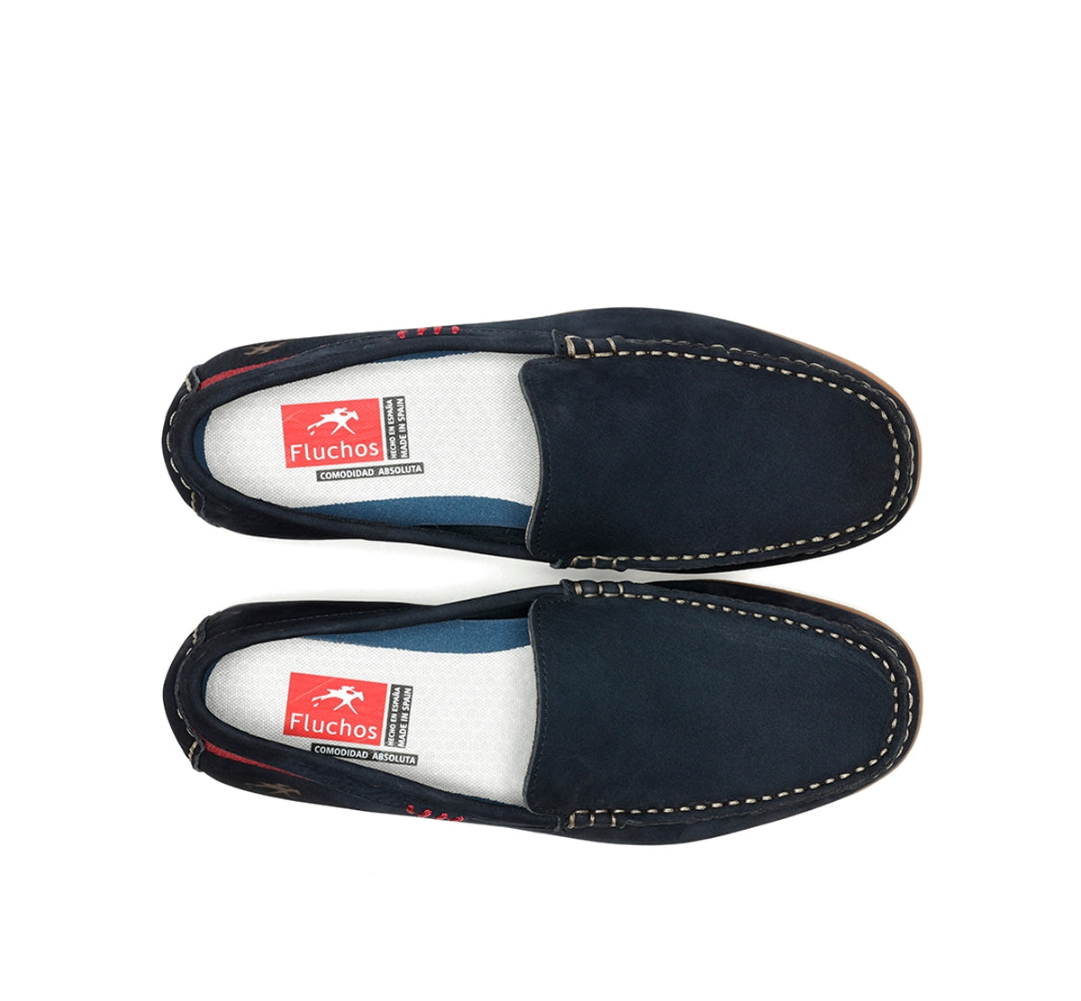 Fluchos Troy F1729 mocassin homme bleu léger