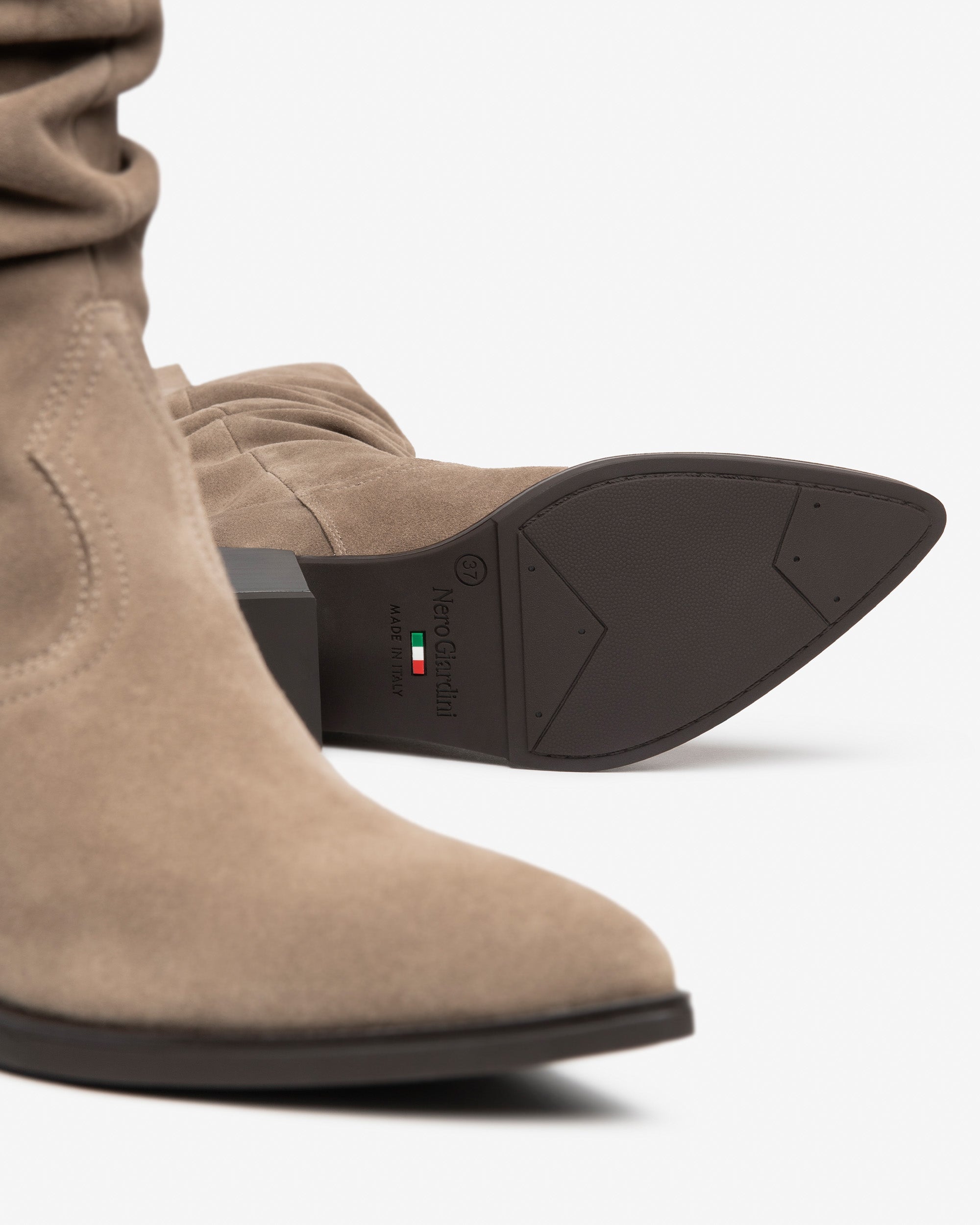 Nero Giardini Boots bottes daim femme 38 talon