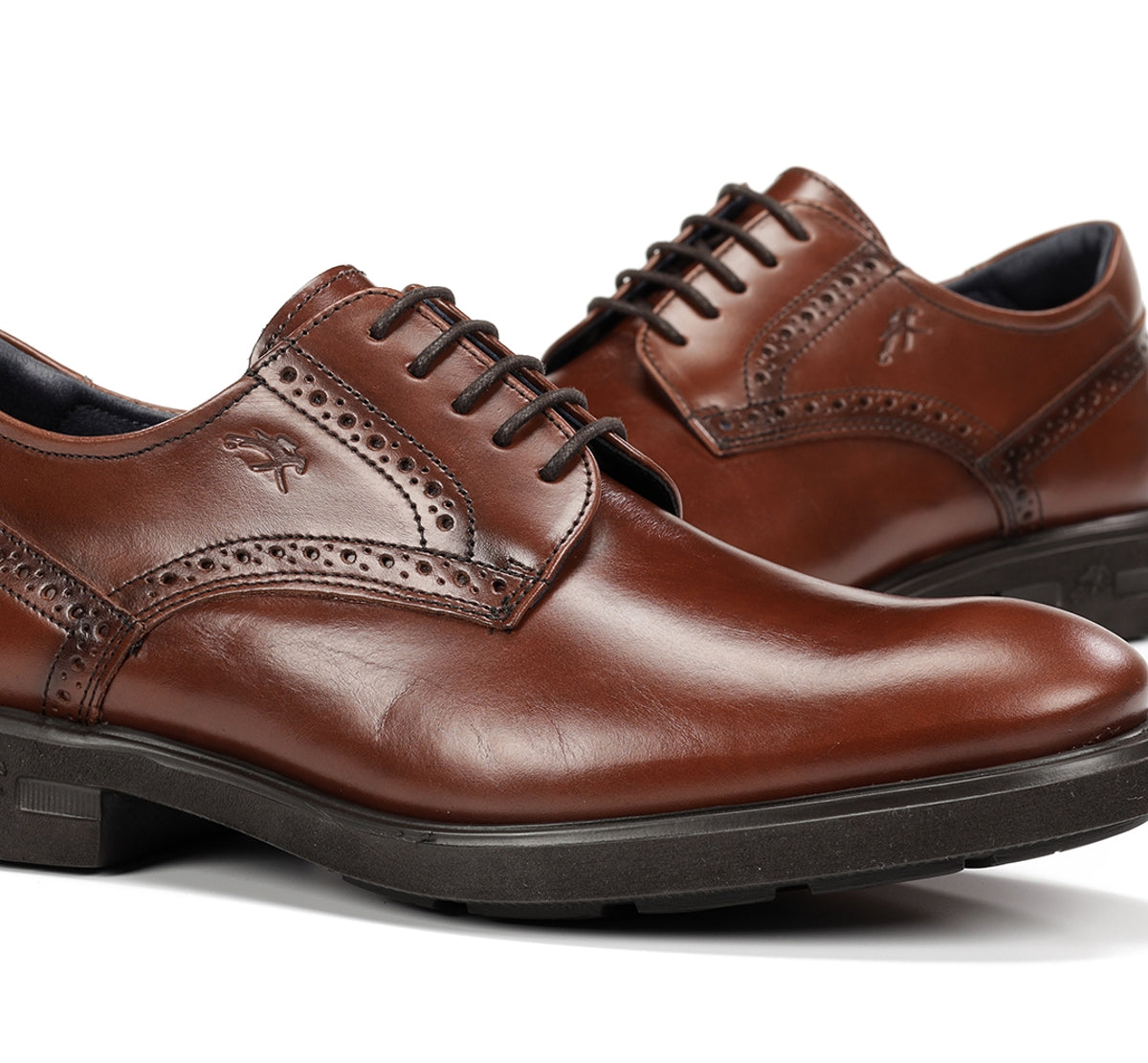 Fluchos Belgas F0630 chaussures marron cuir homme