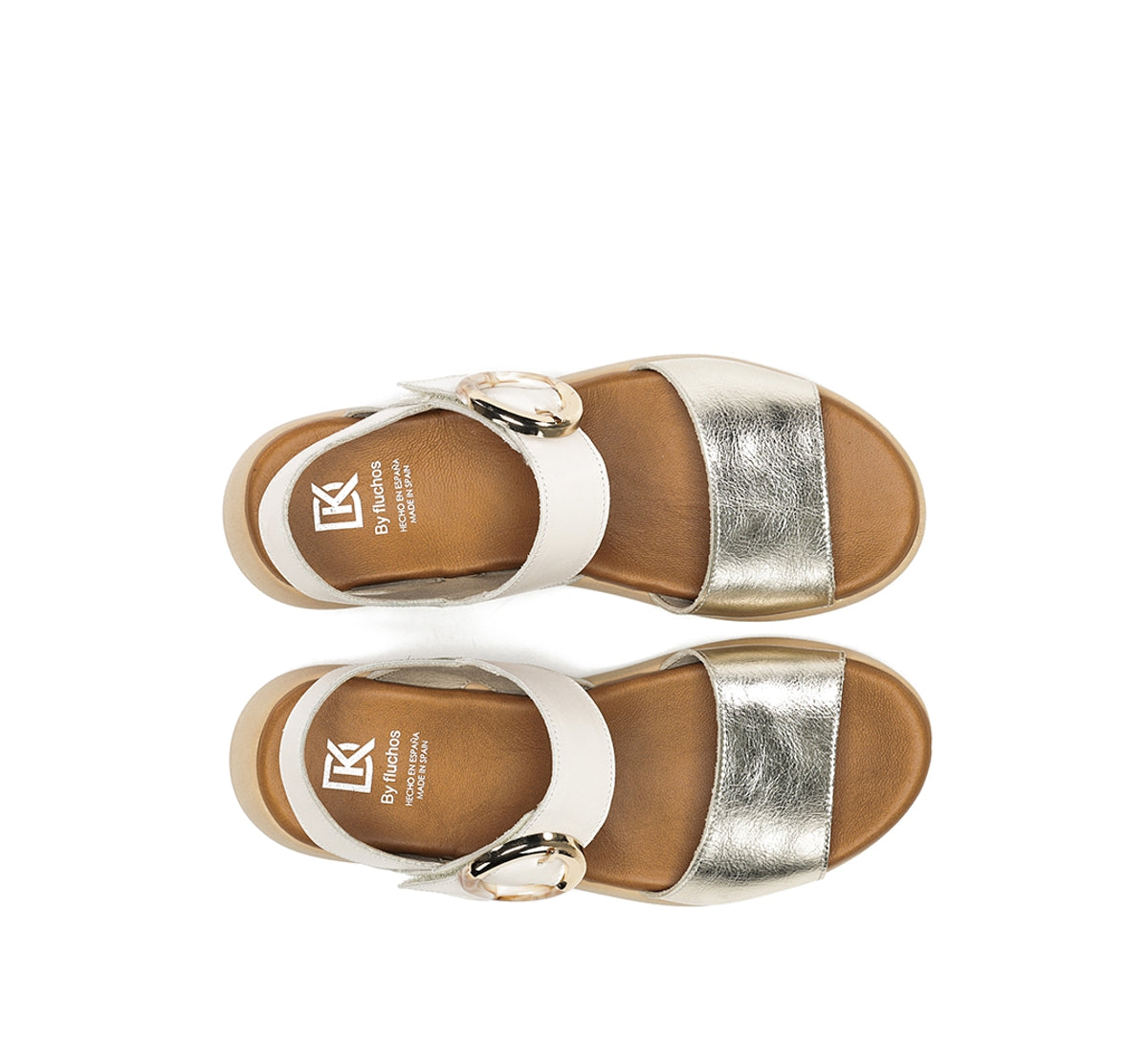 Dorking Gandia D9523 sandale blanche femme légère
