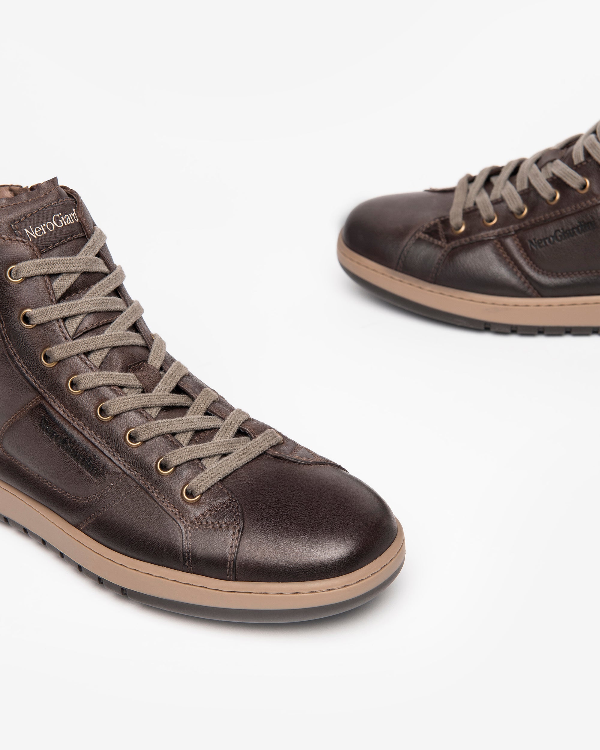 Nero Giardini Sneakers baskets montantes cuir homme