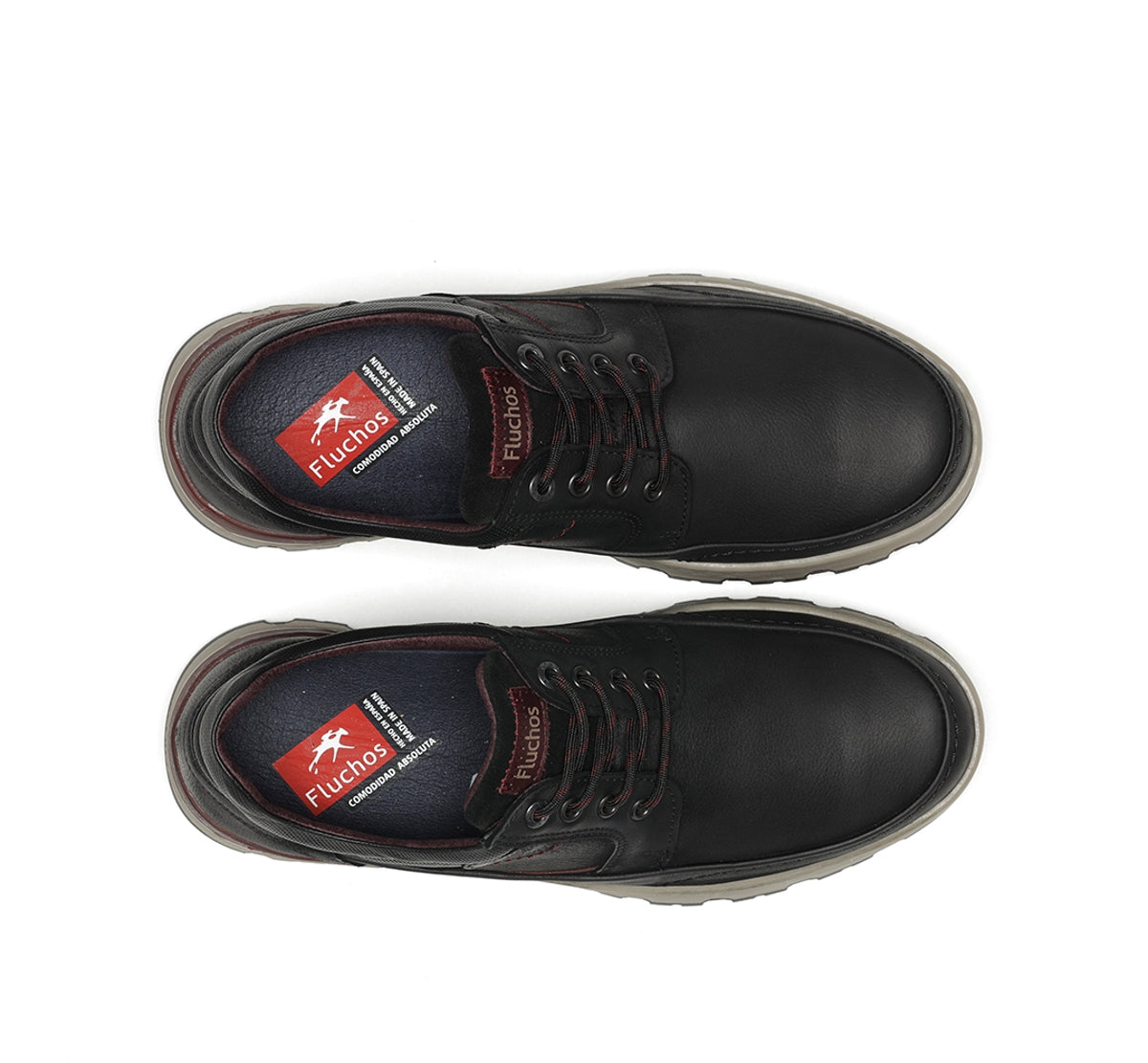 Fluchos Sigurd F1843 chaussures homme noir confort