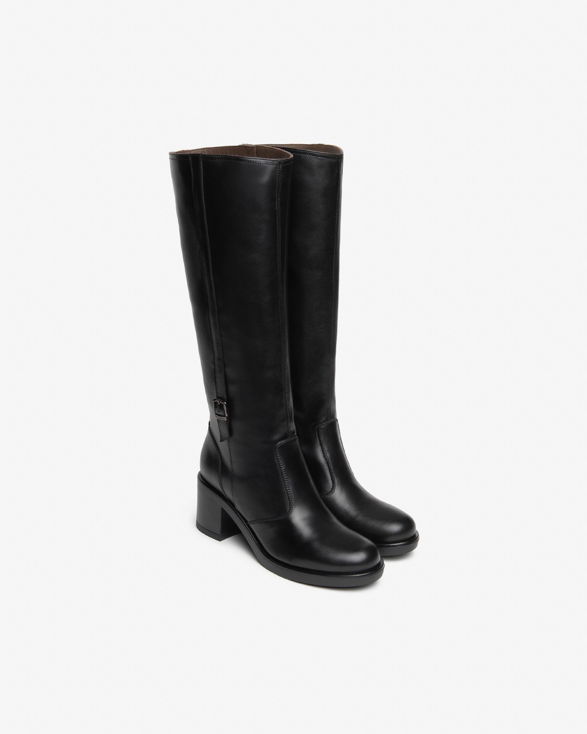 Nero Giardini Boots bottes cuir femme talon 65 mm