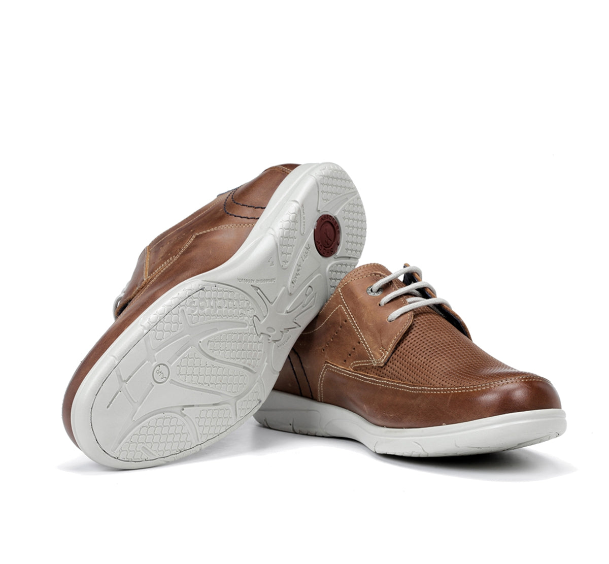 Fluchos Sumatra F0119 derbies homme marron cuir légers