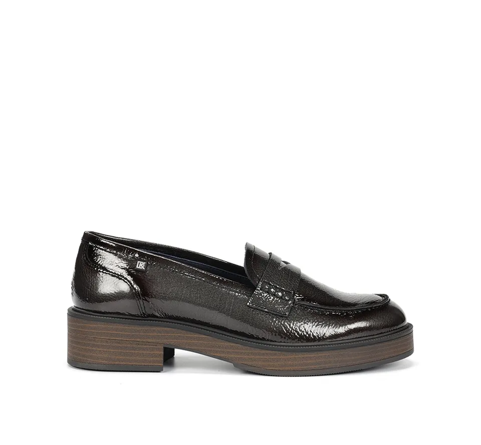 Dorking Idaly D9380 mocassin gris femme