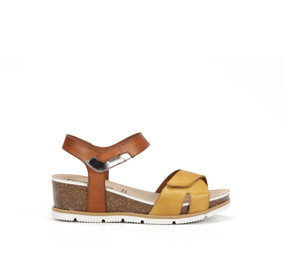 Dorking by Fluchos Gold D9512 sandales jaune femme