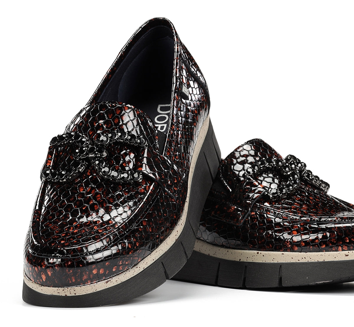 Dorking by Fluchos India D9325 mocassins marron