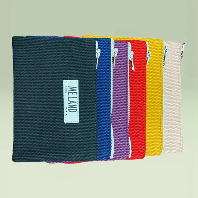 Me.Land mini pochette coton bio noir upcyclé