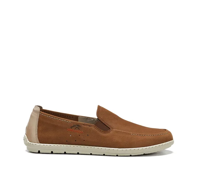 Fluchos Andy F2370 slip on marron homme confort