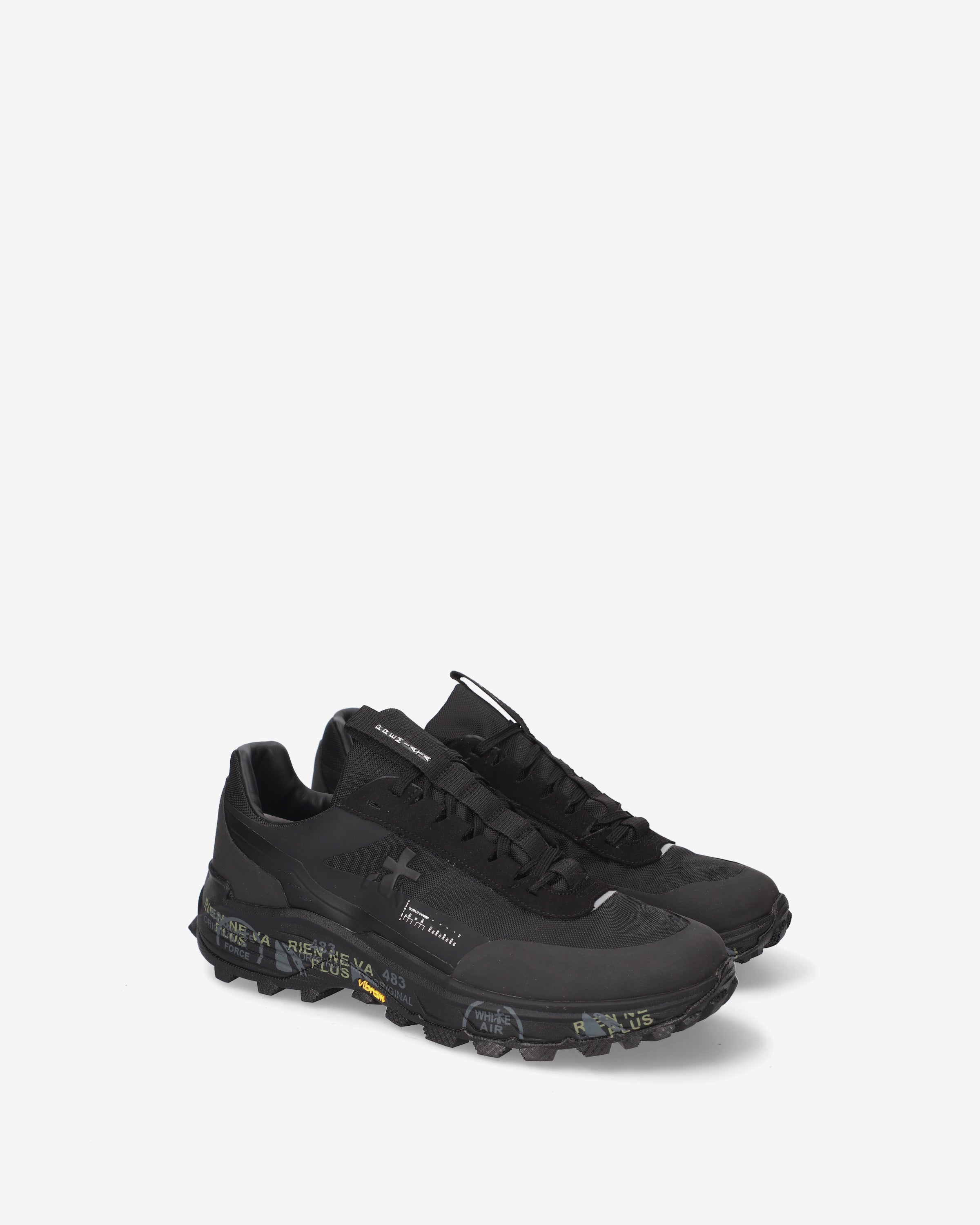 Premiata Devin 503 baskets noires techniques Vibram
