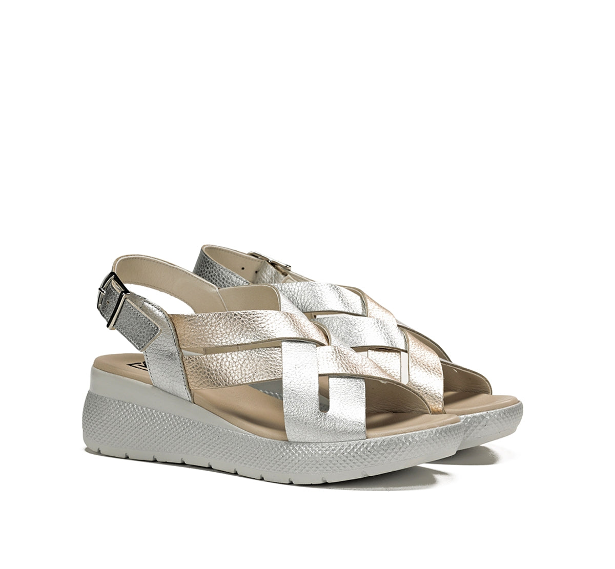 Dorking by Fluchos Ever D9316 sandale argentee femme