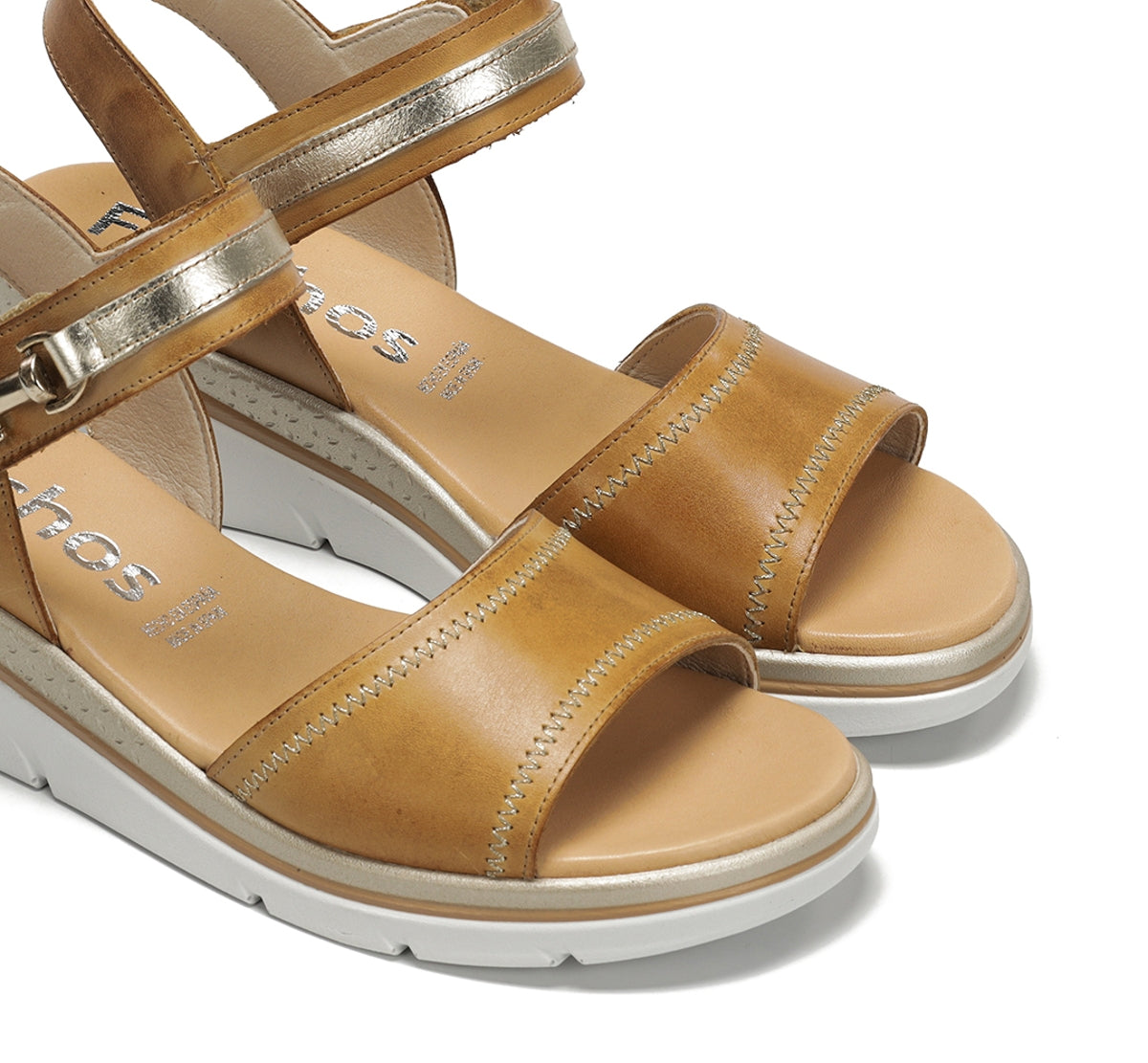 Fluchos Fire F2427 sandale marron compensée