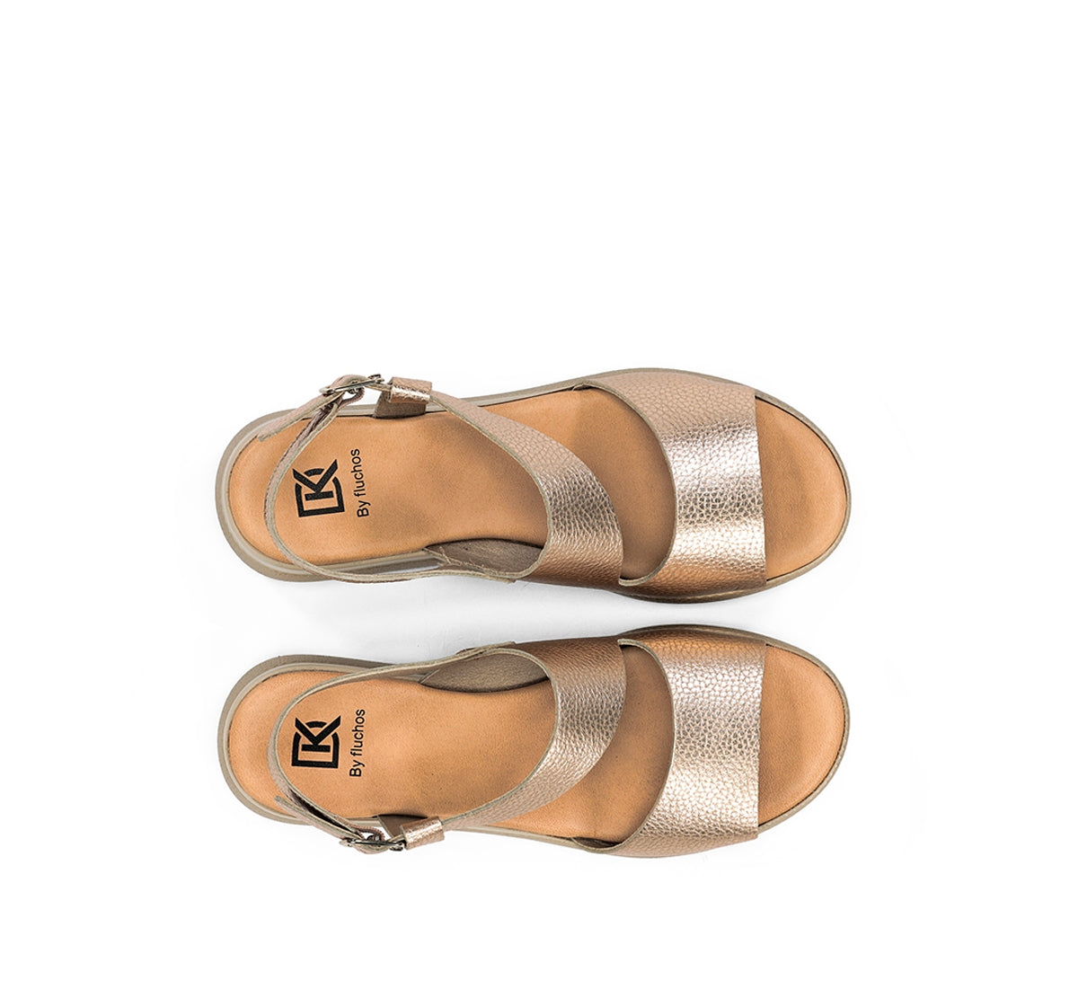 Dorking by Fluchos Ever D9495 sandale femme dorée