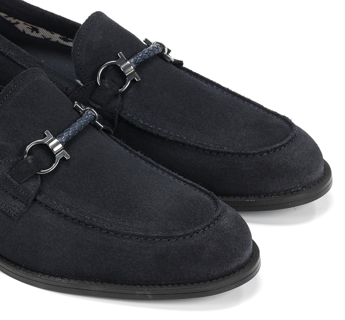 Fluchos Henri F1930 mocassin bleu homme cuir