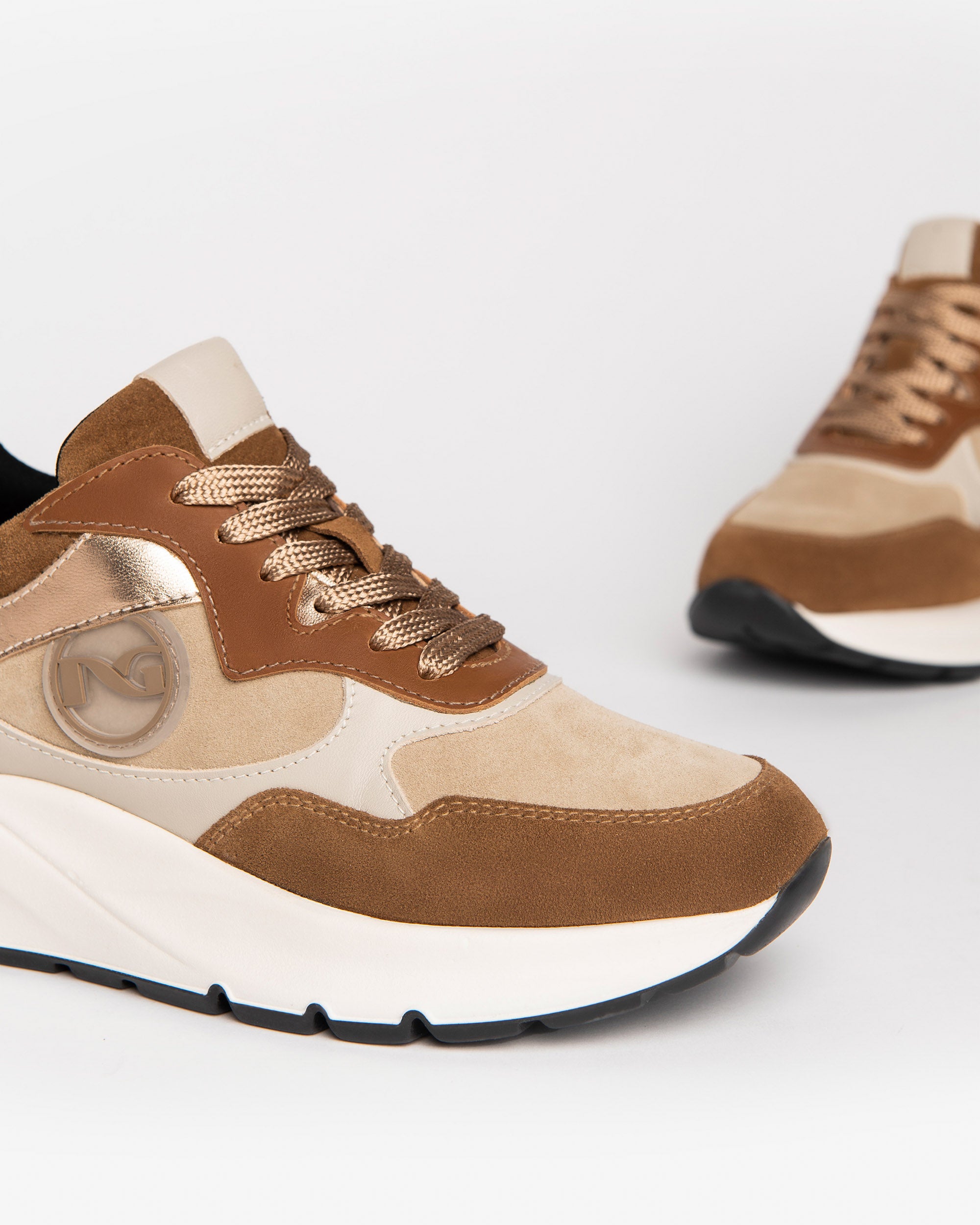 Nero Giardini Sneakers Baskets Femme Cuir Daim 35-41