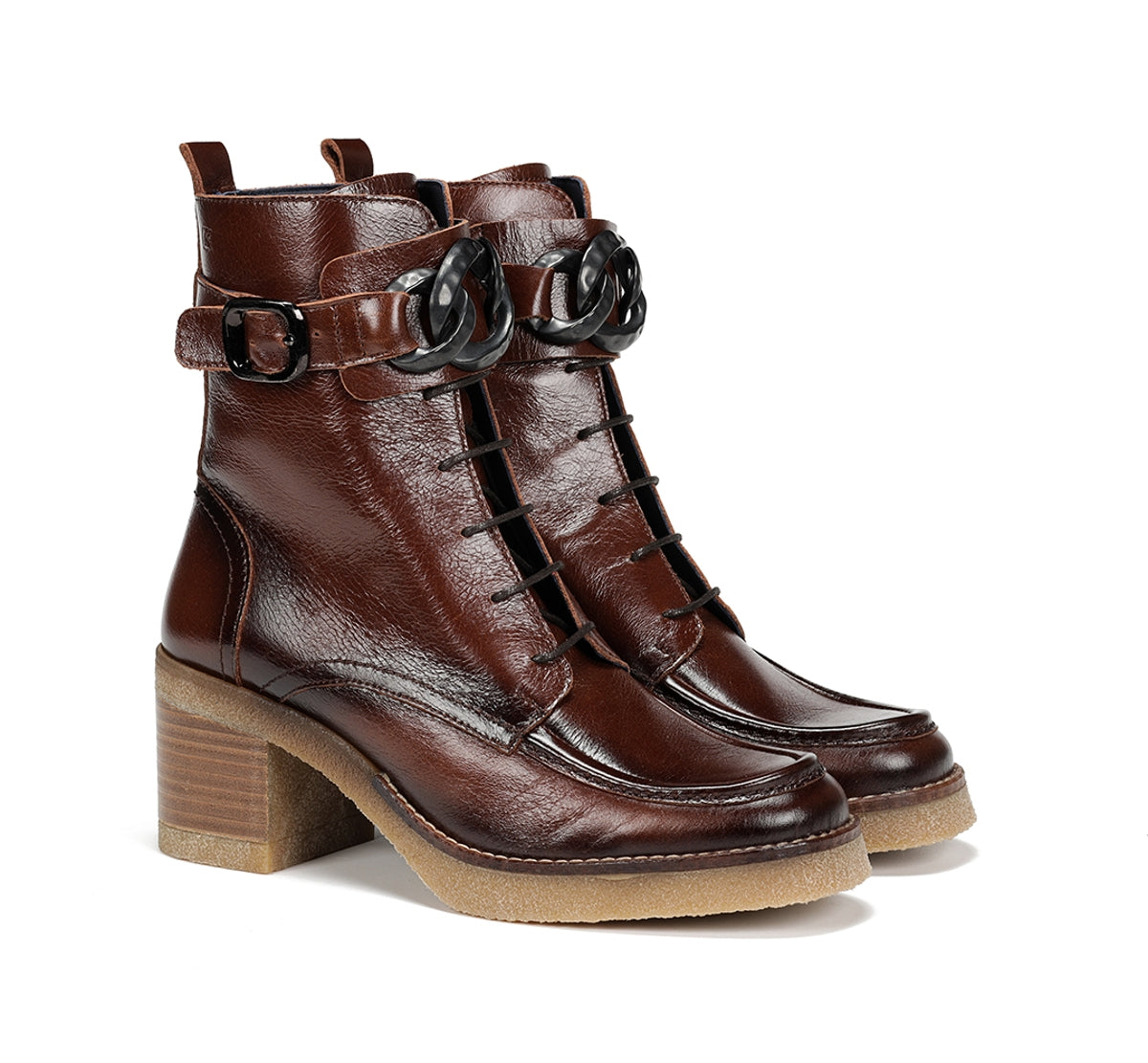 Dorking Oprah D9188 bottines femme marron talon moyen