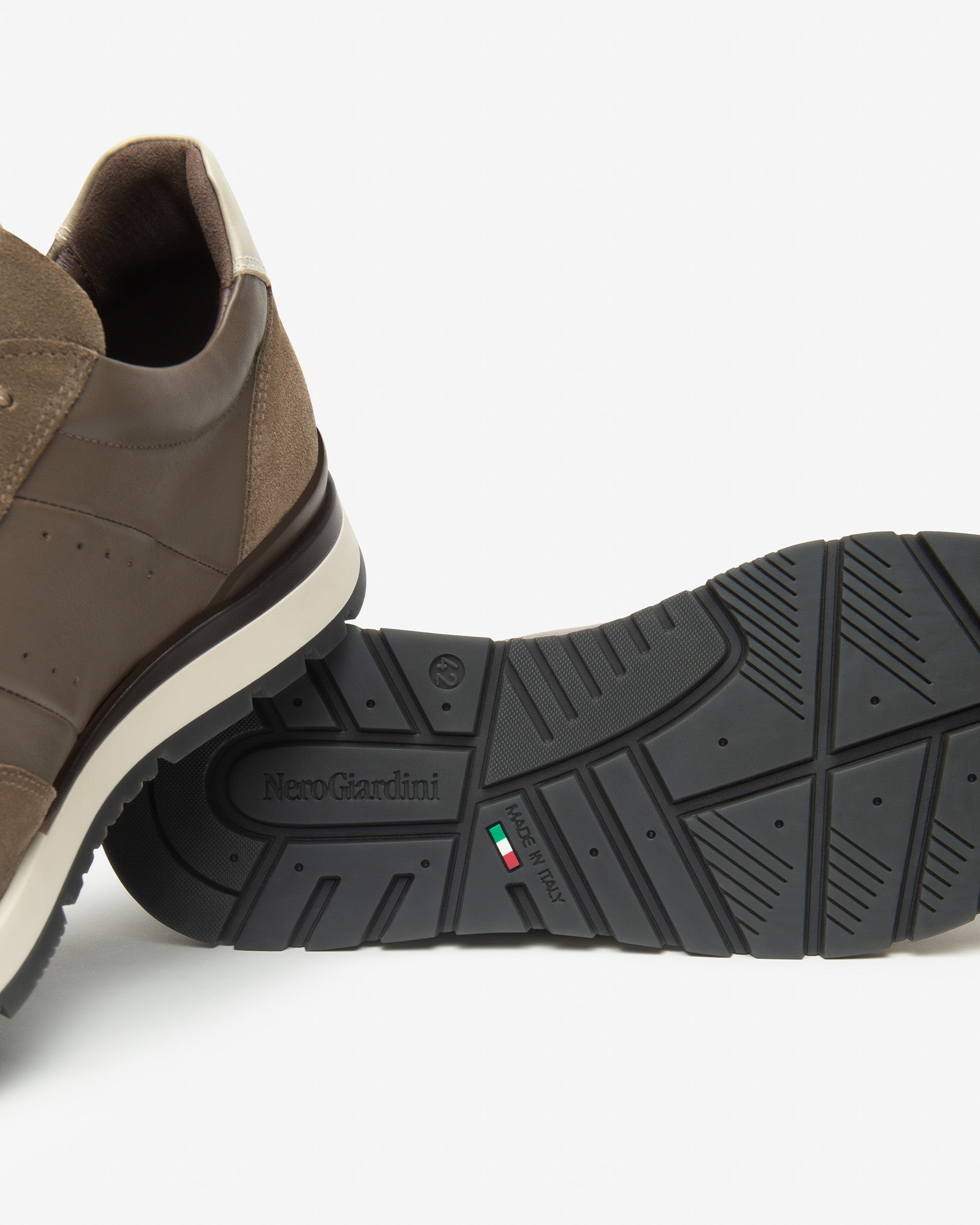 Nero Giardini Sneakers baskets homme cuir daim memory 39-46