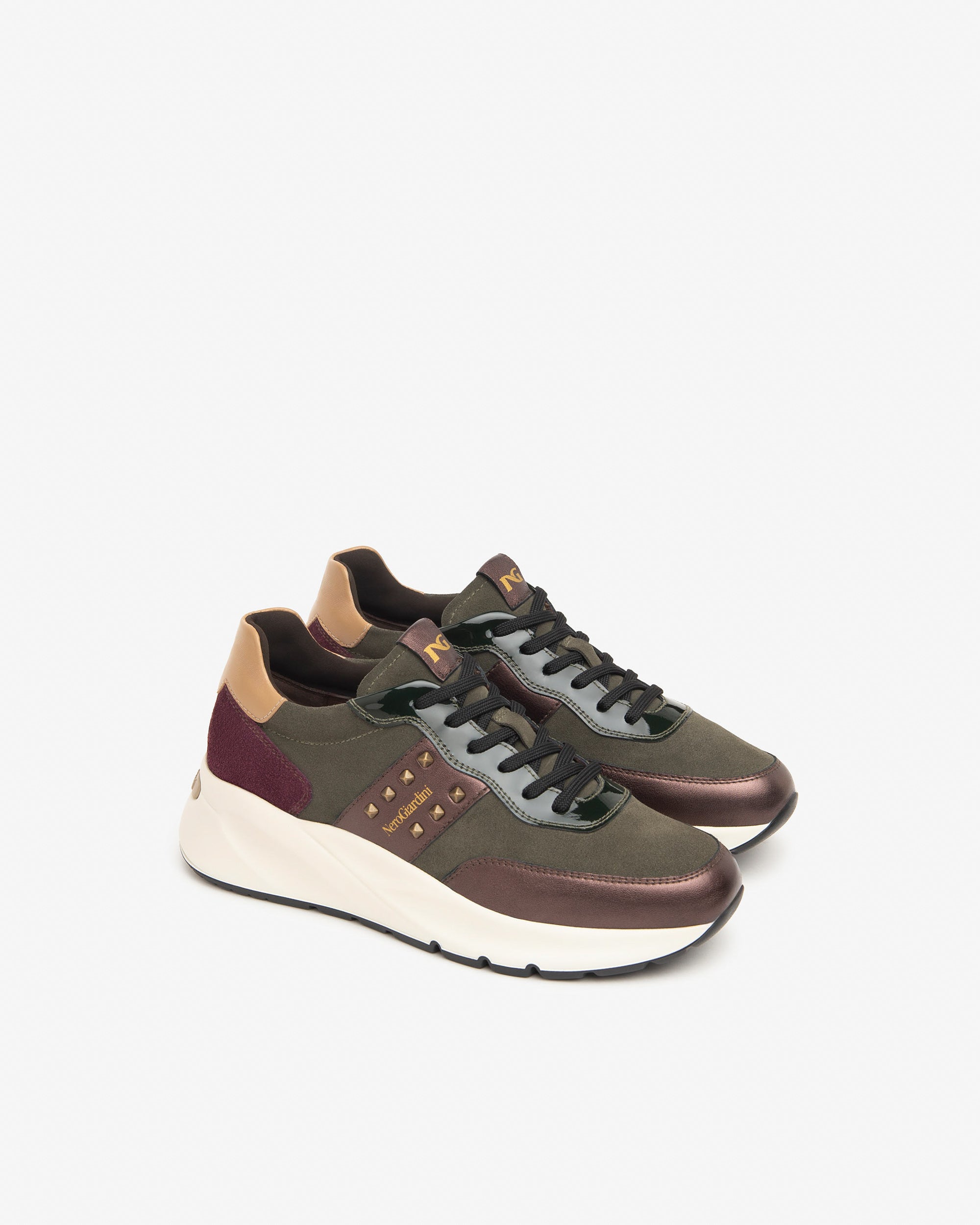 Nero Giardini Sneakers baskets cuir daim femme pointure 39