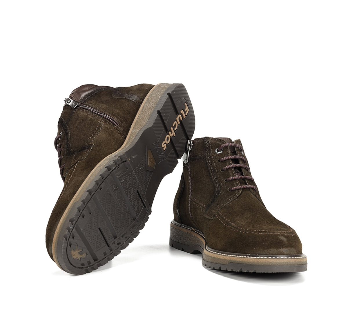 Fluchos Buggy F2325 Bottine Verte Homme Cuir