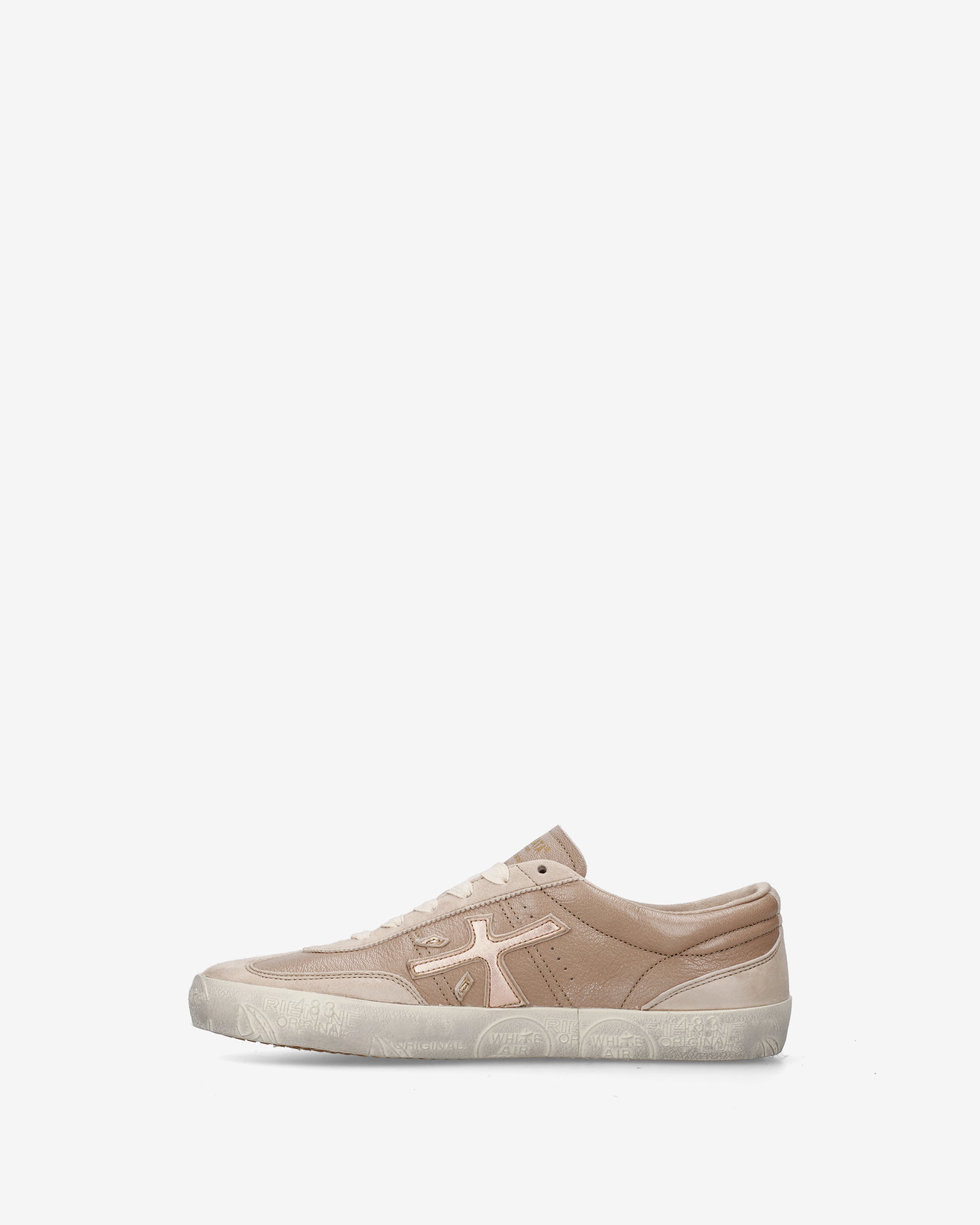Premiata Davidd 8605 baskets beige cuir femme