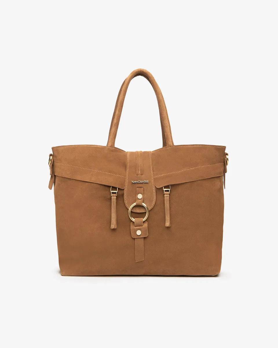 Nero Giardini Bags sac shopping daim femme cuir