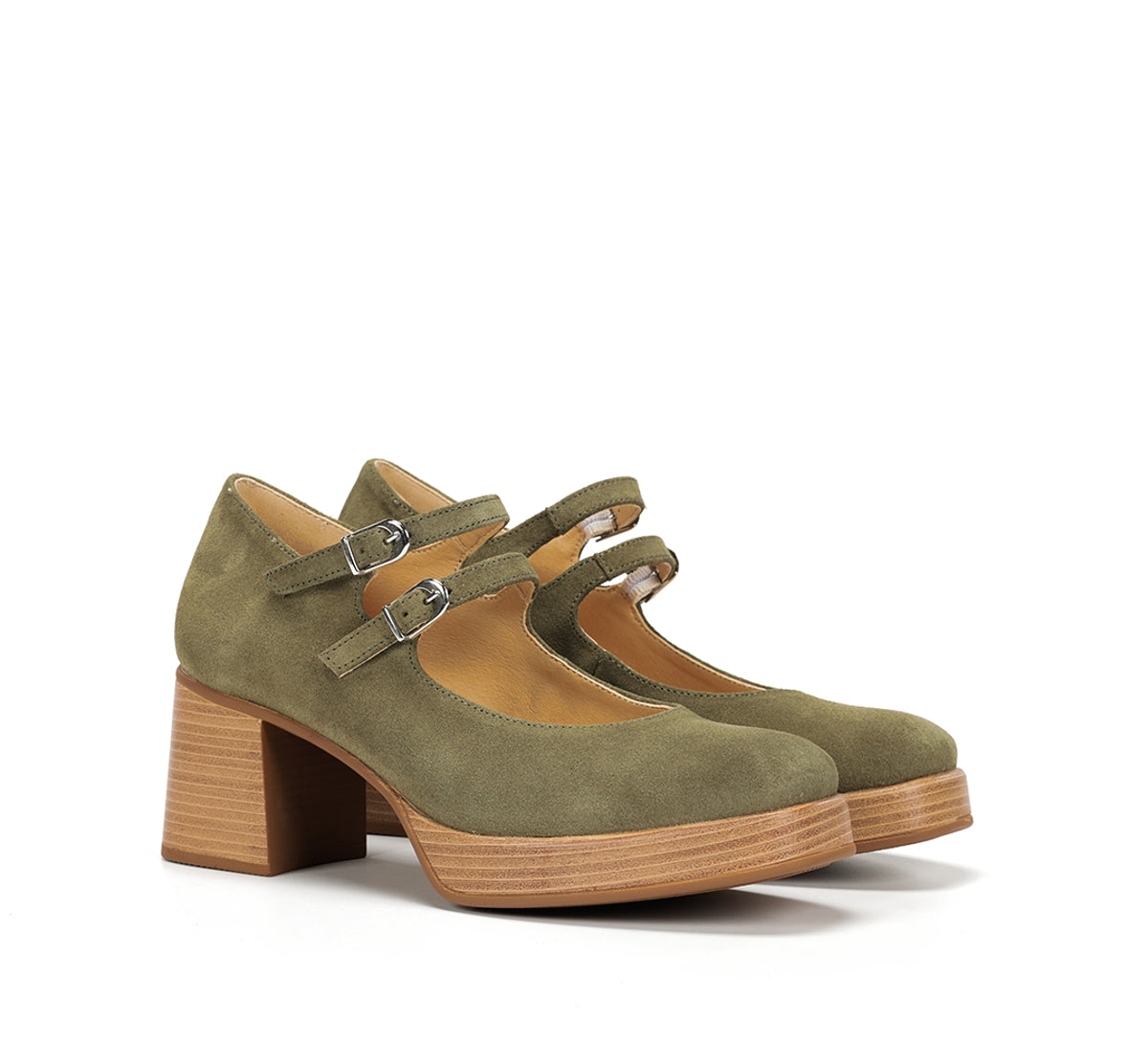 Dorking by Fluchos Cristel D9659 chaussures vert femme