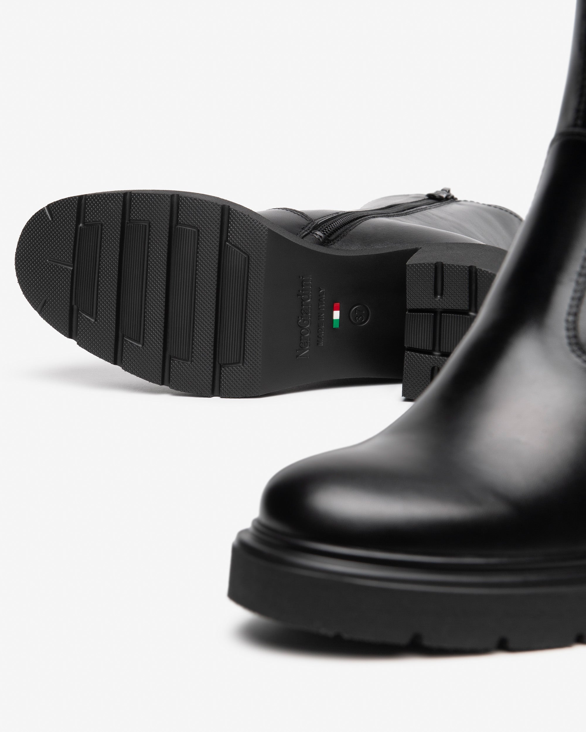 Nero Giardini Chelsea Boots bottines cuir femme talon 85 mm