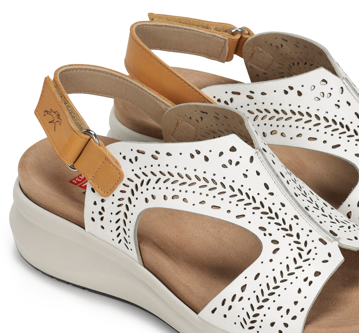 Fluchos Yagon F1481 sandale blanche femme souple