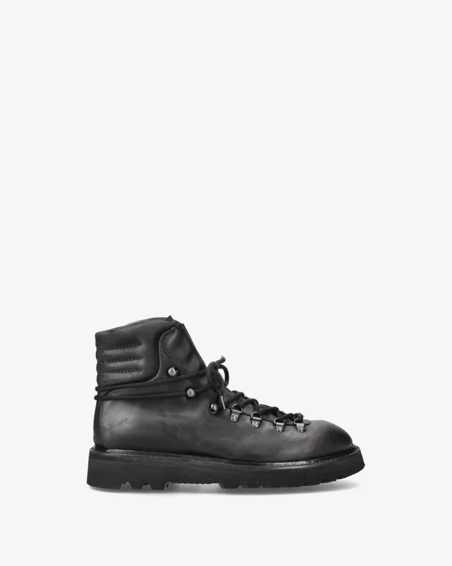 Premiata Boots lacets cuir Vibram homme