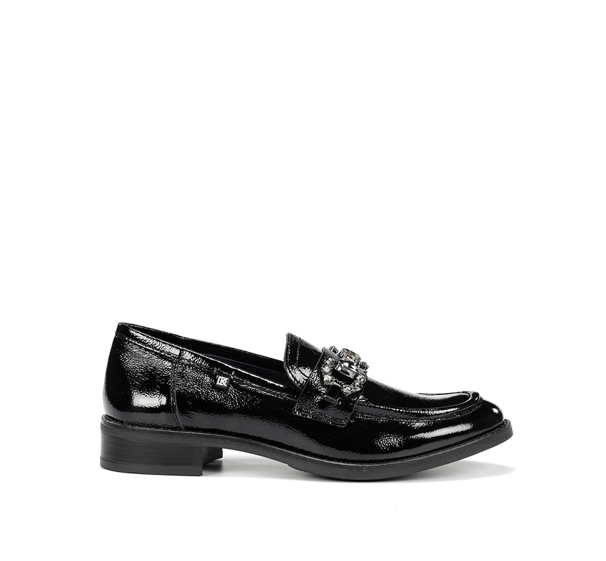 Dorking by Fluchos Harvard D9118 mocassin femme noir