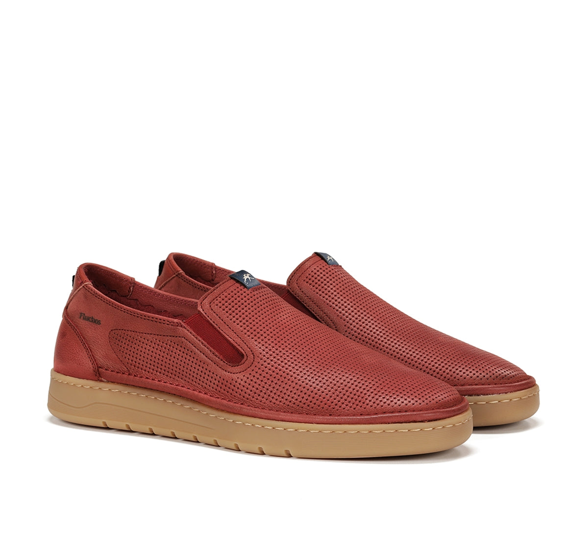 Fluchos Leo F1946 slip on rouge homme leger