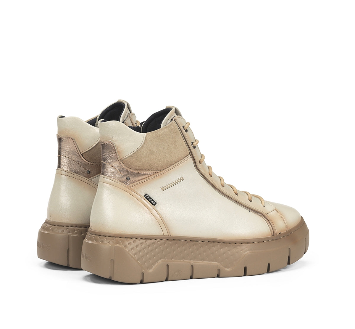 Fluchos Ilia F2304 bottines femme blanc lacets