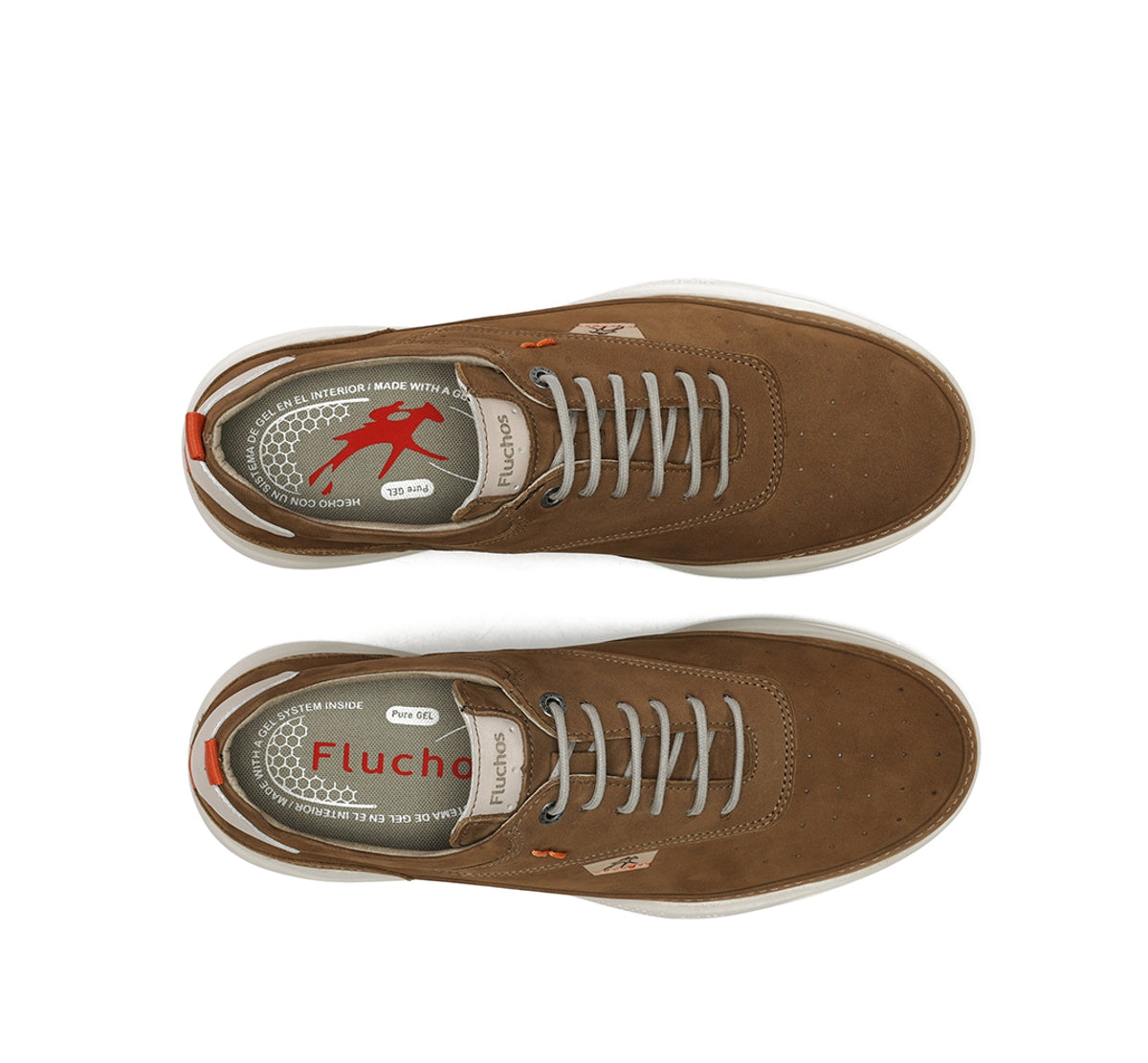 Fluchos Deportivos Kadir F2447 baskets marron homme cuir