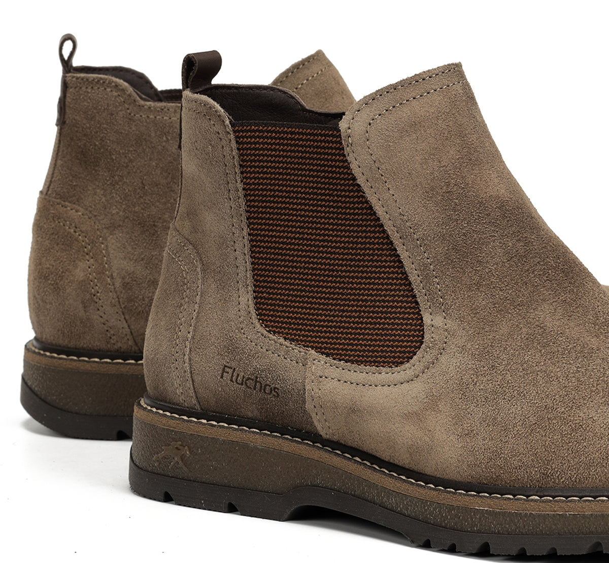 Fluchos Buggy F2323 bottines taupe homme cuir