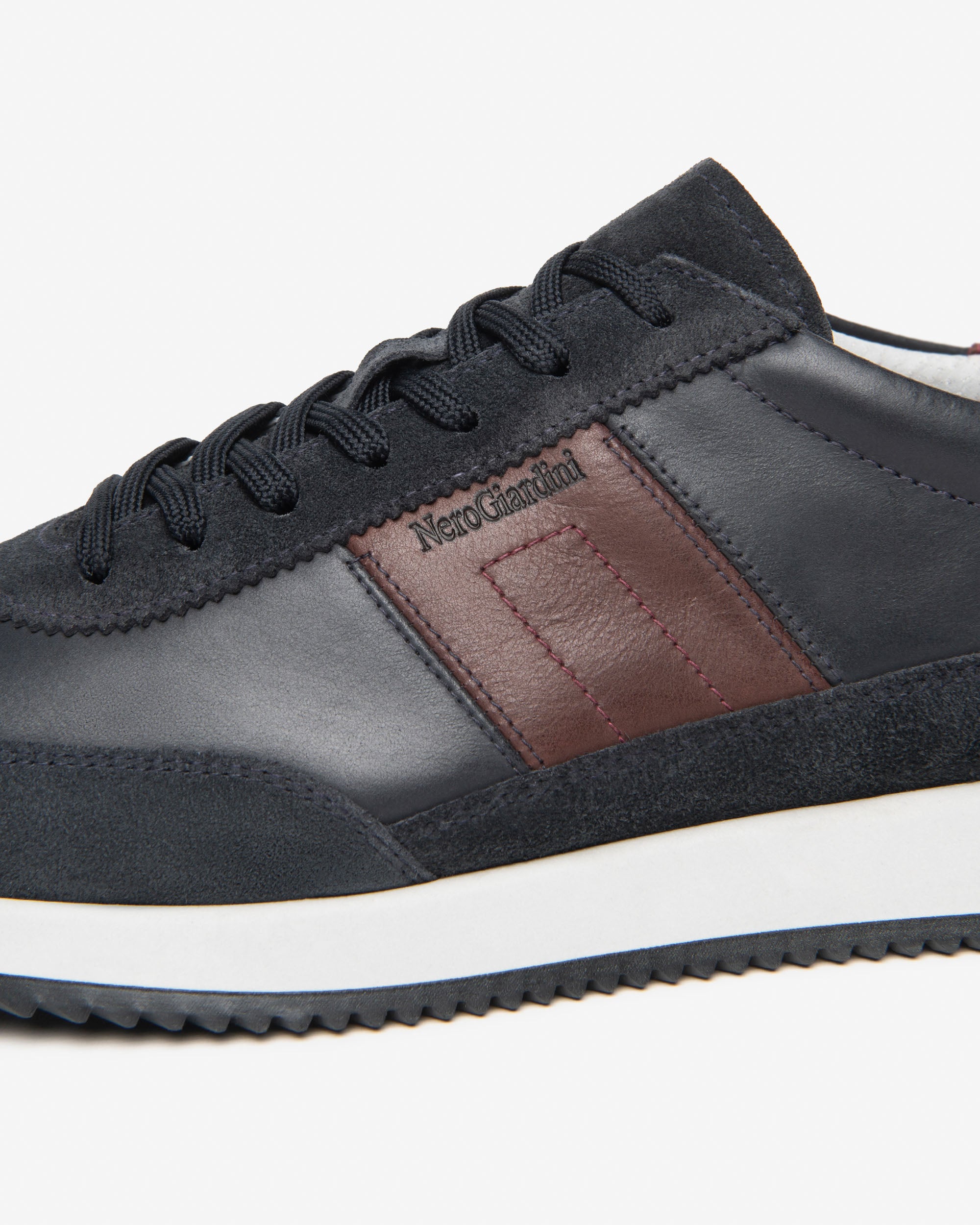 Nero Giardini Sneakers baskets homme cuir daim