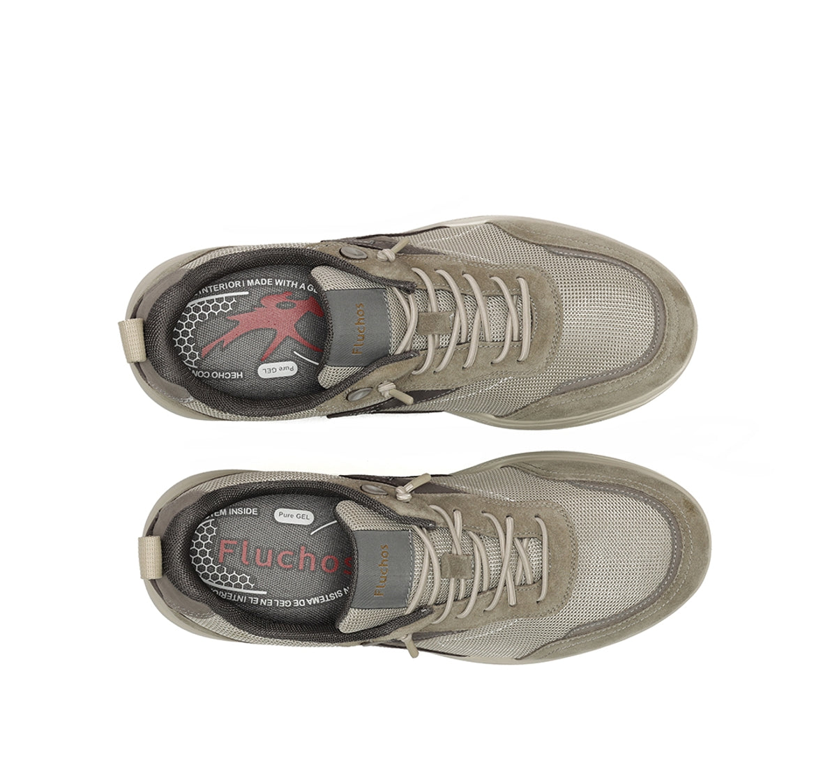 Fluchos Trento F2442 baskets vertes homme légères