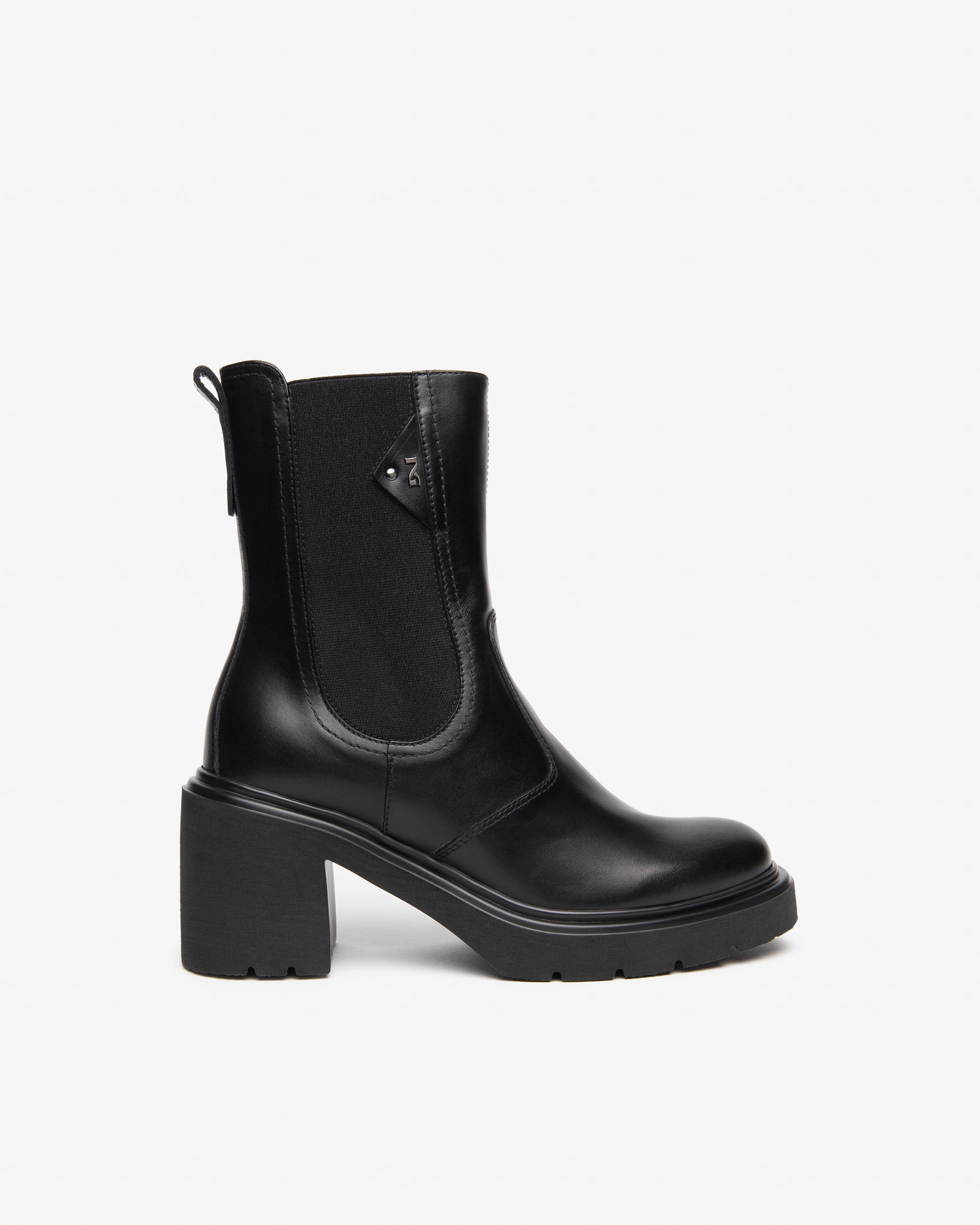 Nero Giardini Chelsea Boots bottines cuir femme talon 85 mm