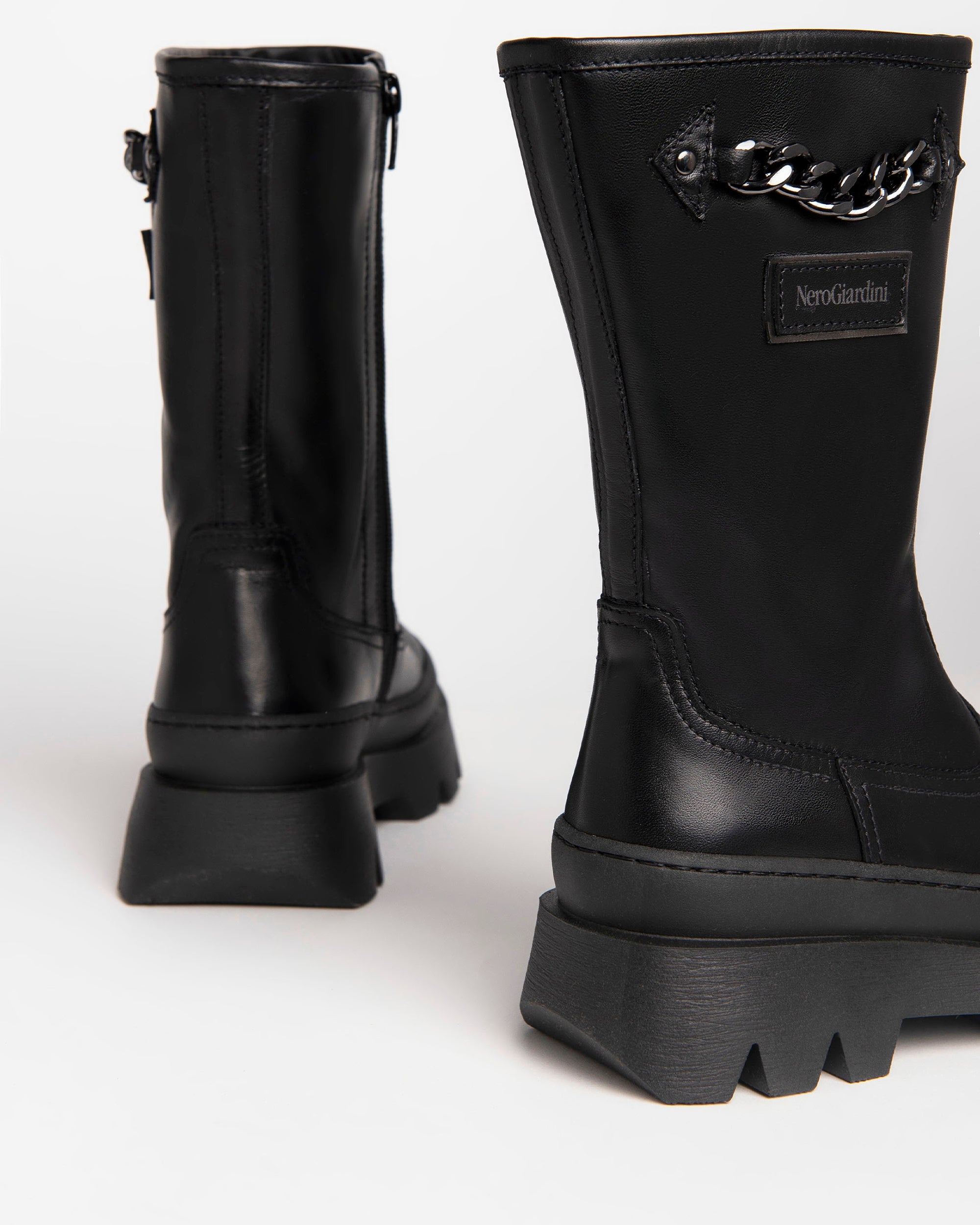 Nero Giardini Boots bottes cuir ado fille pointure 34