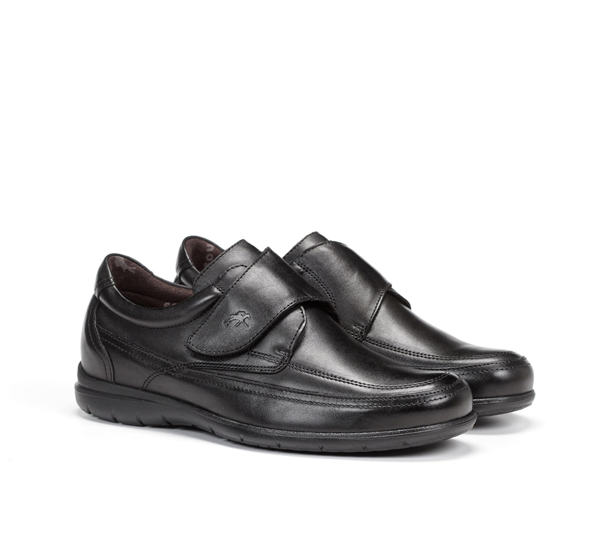 Fluchos Luca 8782 chaussures homme noir cuir amorti