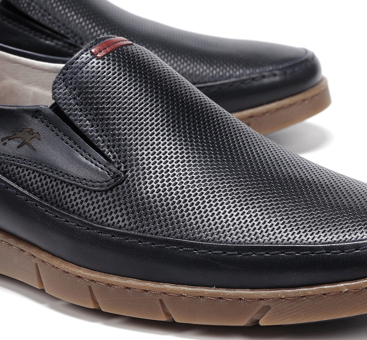 Fluchos Barry F1157 mocassins bleus homme confort