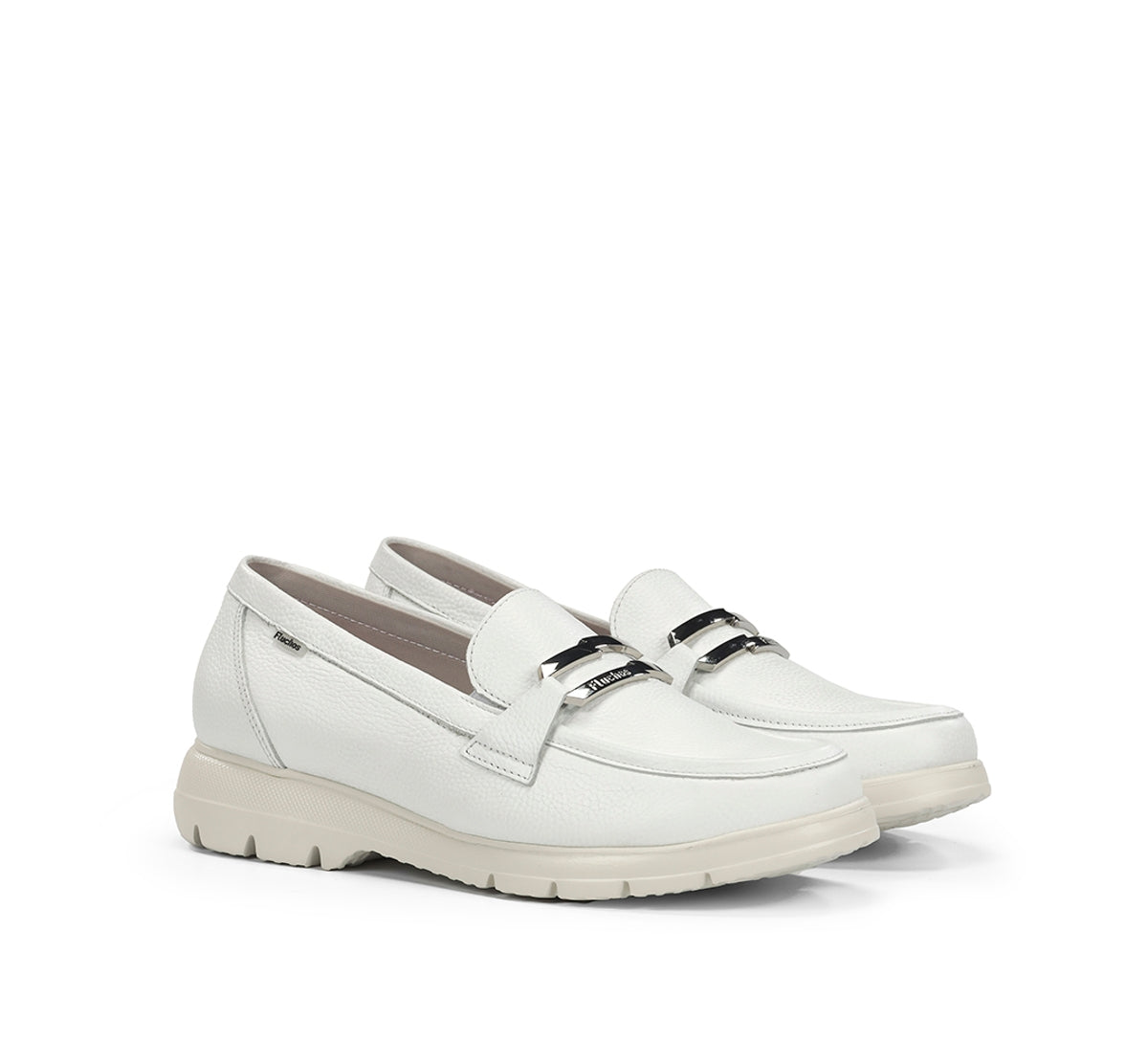 Fluchos Gladis F2201 mocassin femme blanc leger