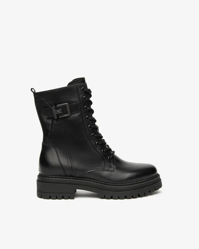 Nero Giardini Combat Boots rangers cuir femme