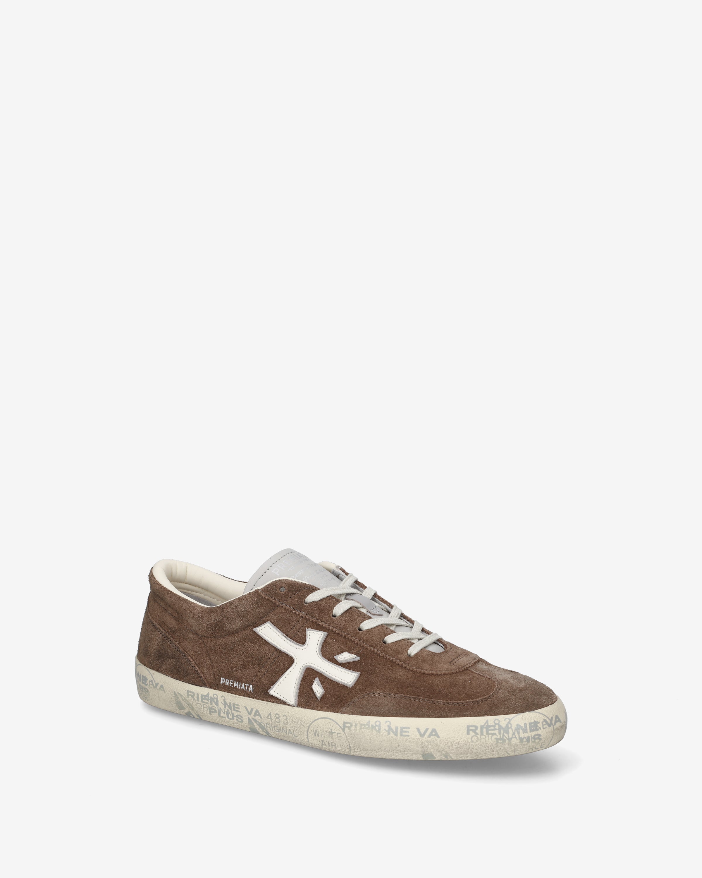 Premiata David 8094 baskets marron daim
