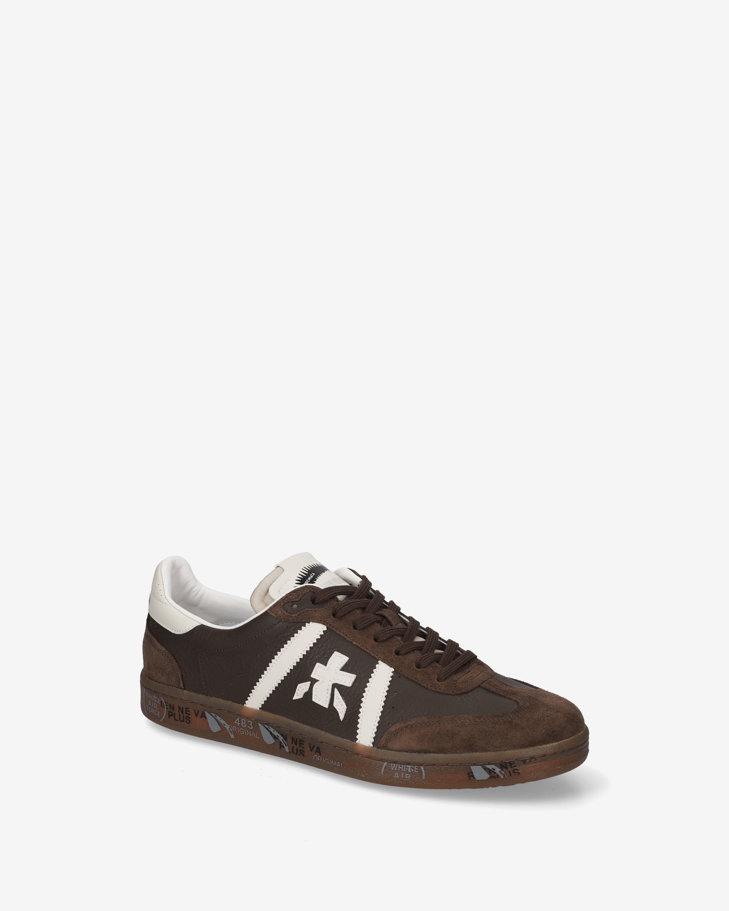 Premiata Bonnie 8590 baskets homme marron cuir