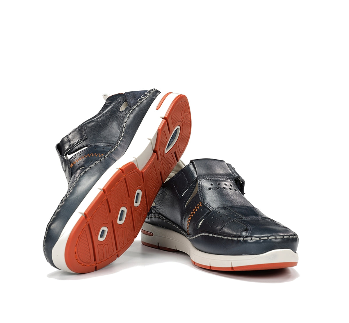 Fluchos Yannic F1444 sandale homme bleu lacets